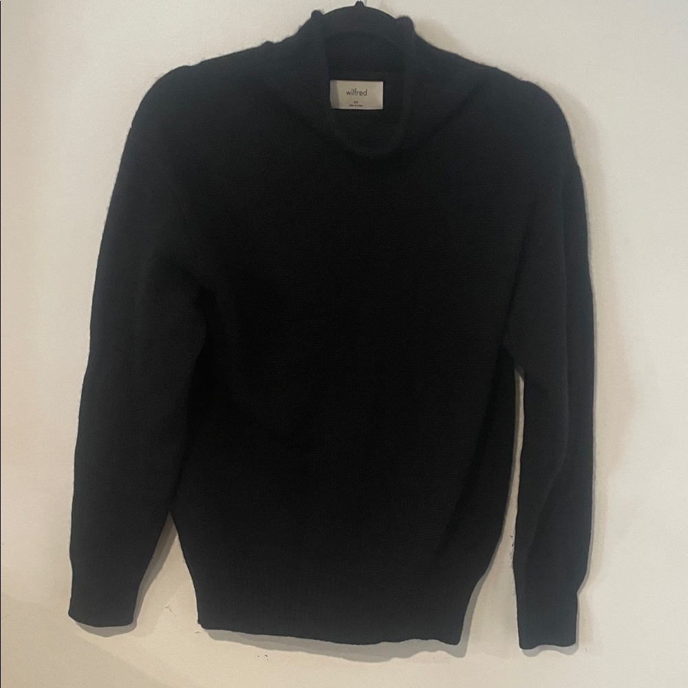Wilfred Midnight Turtleneck Sweater Sz XXS